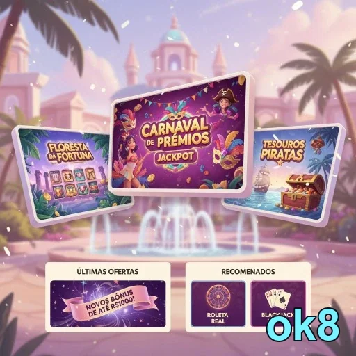 Ilustração de Explore as Melhores Slots e servicos VIP no ok8