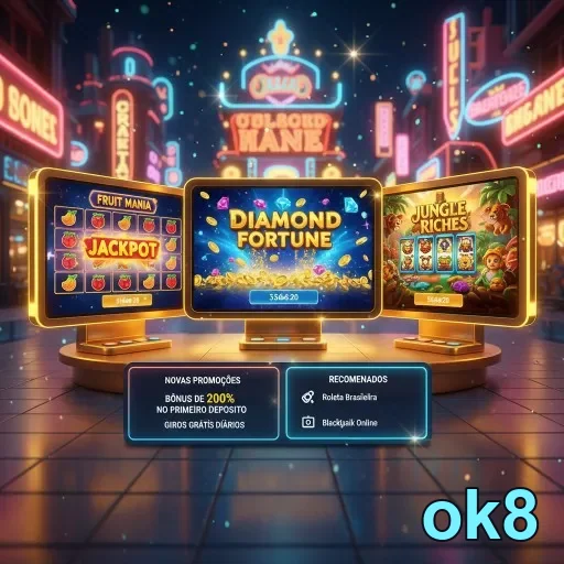 Ilustração de Aproveite os serviços VIP no cassino online ok8